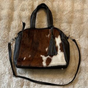 Cowhide Made In Italy Leather Women's Bag